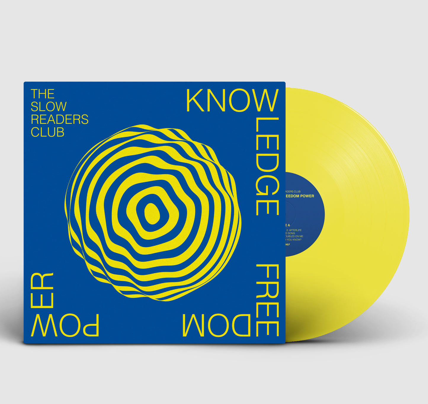 The Slow Readers Club - Knowledge Freedom Power - Transparent Yellow 12" Vinyl (Flipped Edition)