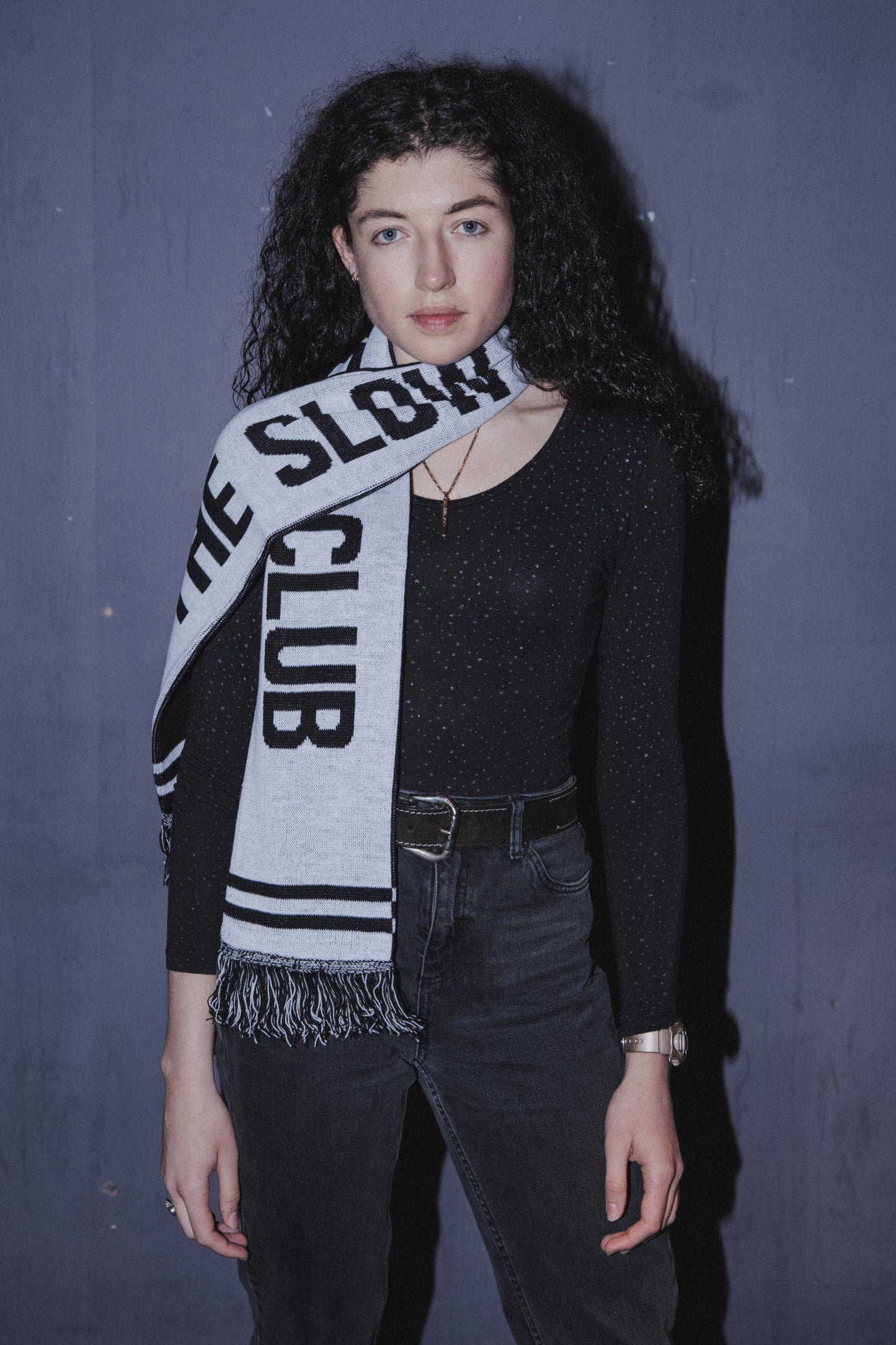 The Slow Readers Club - Mono Football Style Scarf