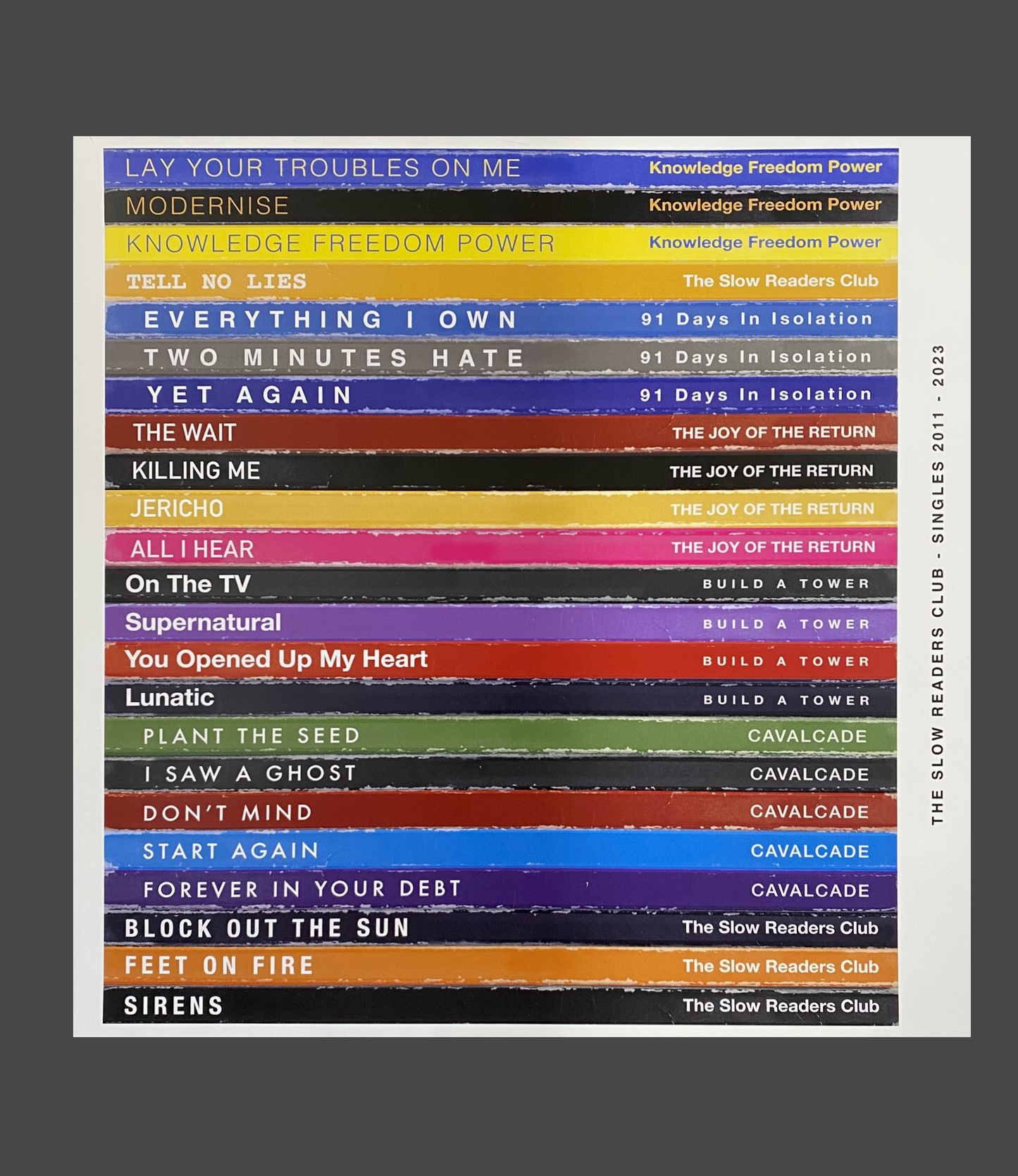 The Slow Readers Club - Singles Poster