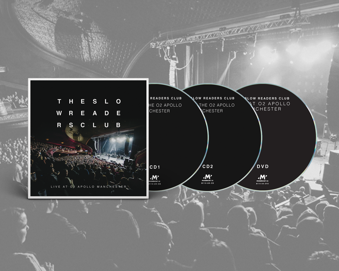 The Slow Readers Club - Live at O2 Apollo Manchester - 2 x CDs & DVD