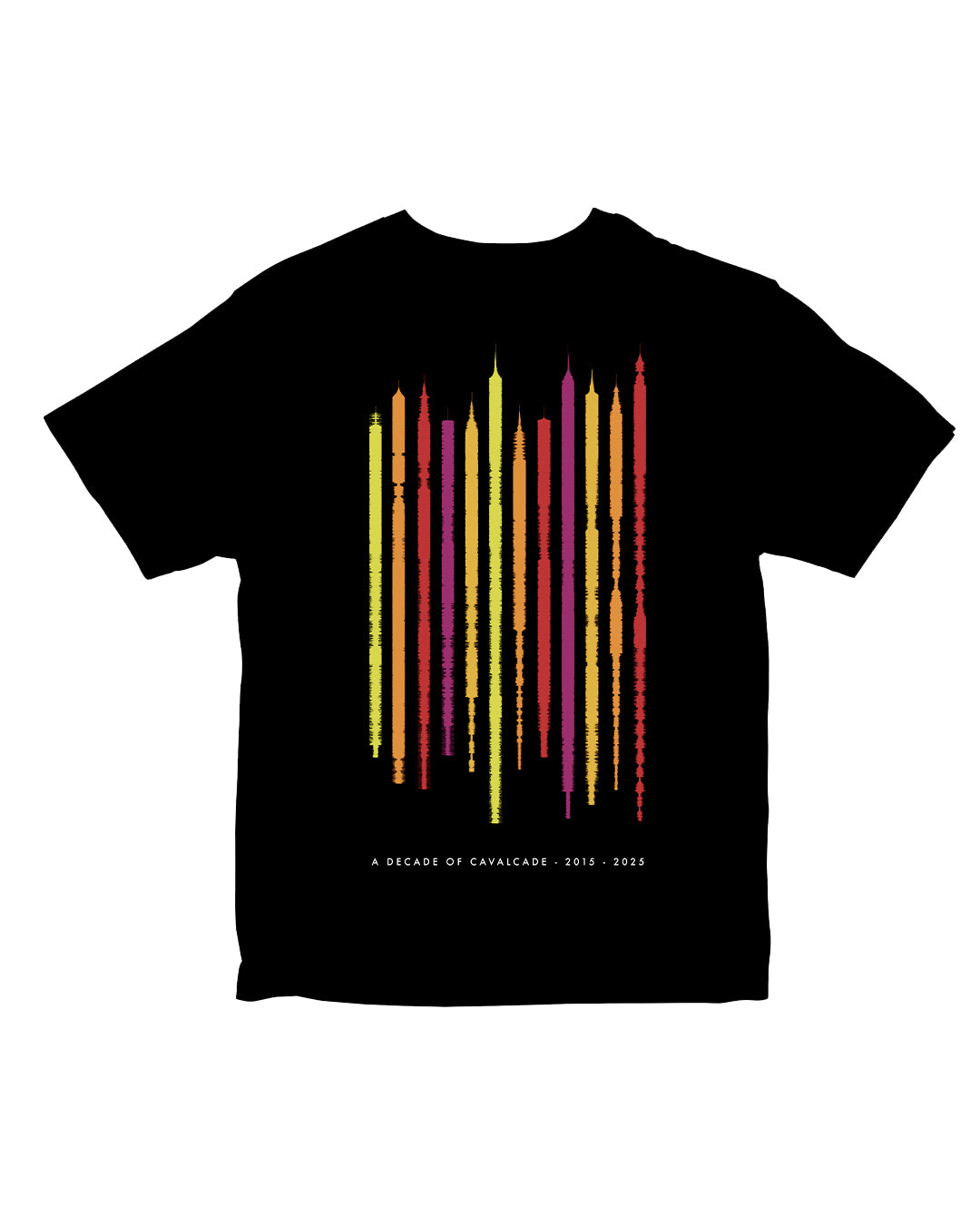 The Slow Readers Club - 'Cavalcade Decade' Anniversary Album - Colour Tee Shirt
