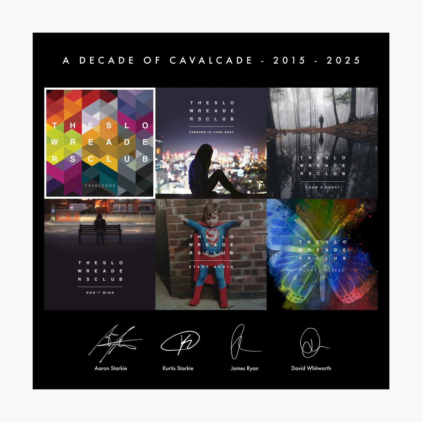 The Slow Readers Club - 'Cavalcade 10th Anniversary' - Multicolour Splatter 12" Vinyl