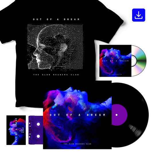 The Slow Readers Club- ‘Out Of A Dream’ Bundle - Black 12" Disc + CD + Cassette + Tee Shirt + Digital Download